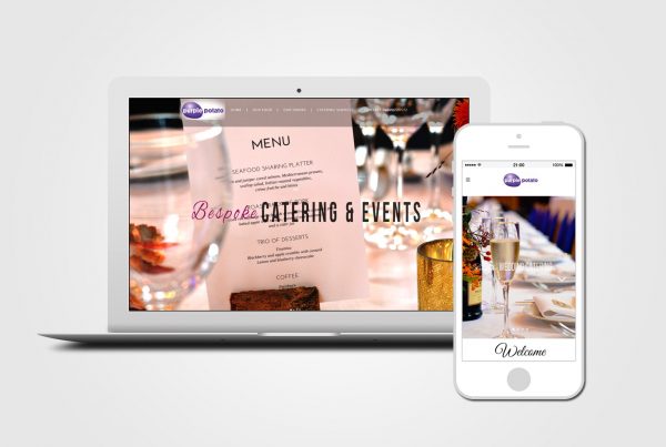catering web design
