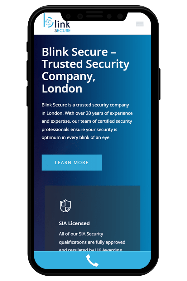 Security Company Web Design